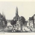 Der Marktplatz um 1860. Der Marktplatz um 1860.Market Square around 1860.