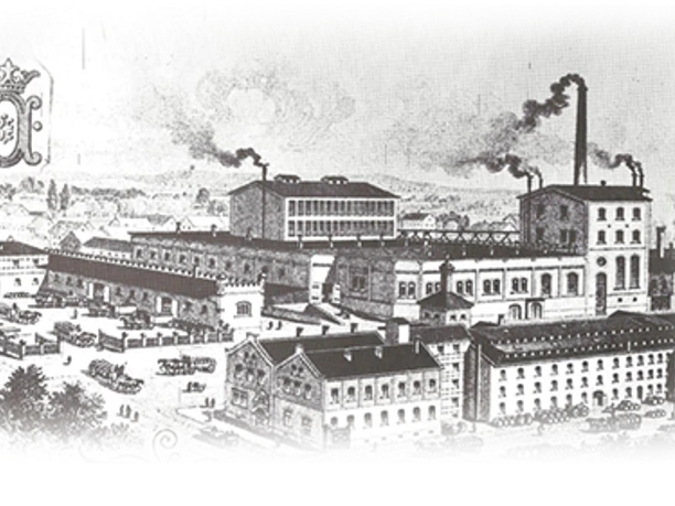Municipal steam brewery around 1846. Municipal steam brewery around 1846.