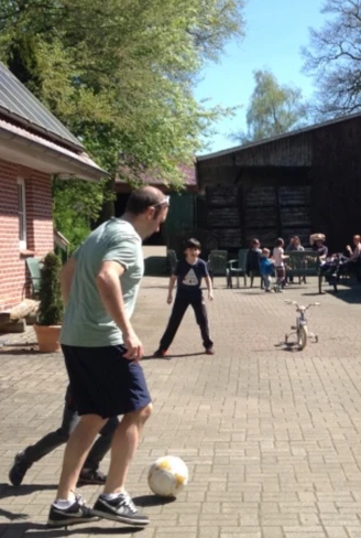 Platz zum Spielen auf dem Stammhof Albers