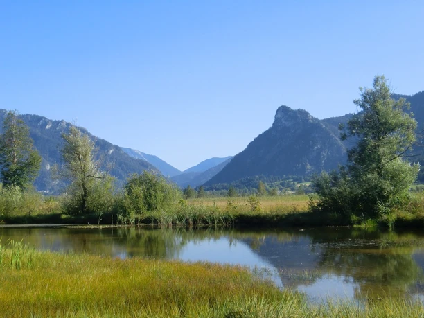 Mountainbiketour Aufacker Runde - Blick auf Laber