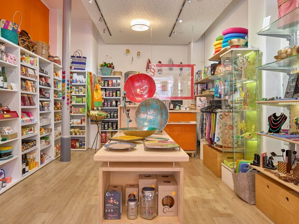 Weltladen Innenansicht