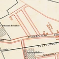 Station 7: St. Johannis Friedhof an der Frankfurter Straße - Lage des St. Johannis Friedhofs (1899)