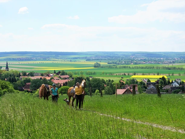 Blick vom Dorm auf Gr. Steinum und den Elm