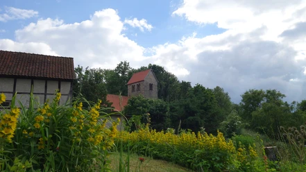 Blick auf die Kirche in Beendorf