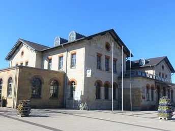 Start zur Tour am Bahnhof Wolfenbüttel