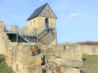 Kaiserpfalz Werla von Süden aus gesehen