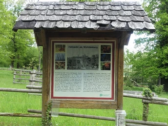 Infotafel am Hutewald