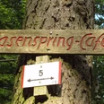 Salzgitter-Bad, Ausschilderung Wanderweg 5 zum Hasenspring