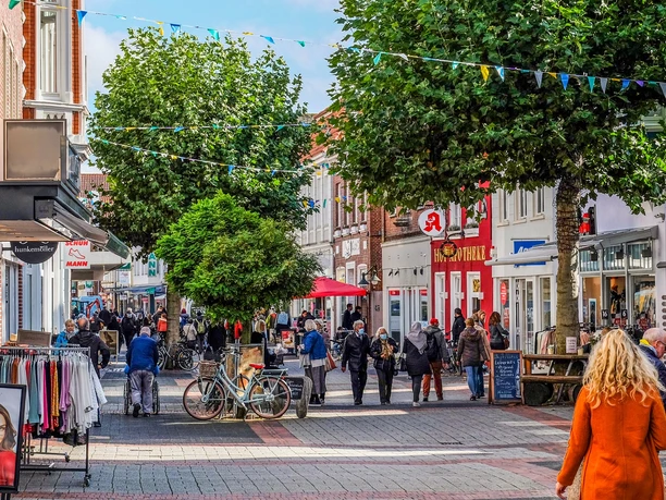 Fußgängerzone Aurich Fußgängerzone Aurich, Ostfriesland