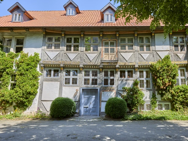 Fachwerkhaus an der Kirche in Schöppenstedt Fachwerkhaus an der Kirche in Schöppenstedt