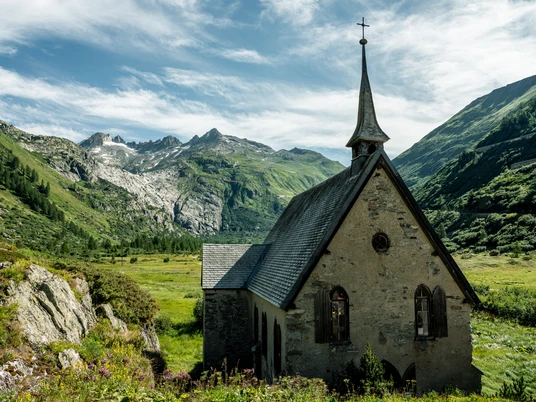 Anglikanische Kirche in Gletsch Anglikanische Kirche in Gletsch