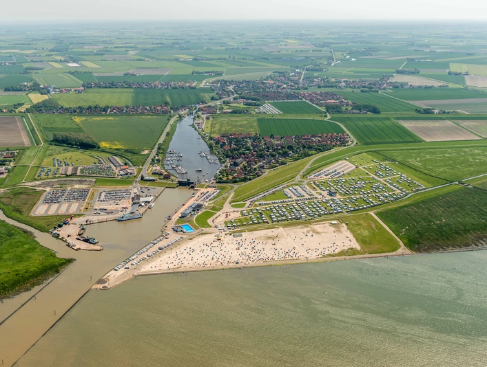 Luftansicht Harlesiel