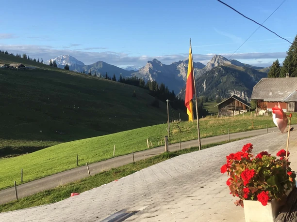 Vue depuis la Sennhütte