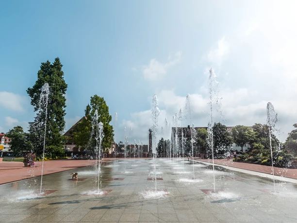 Stadtrundgang Freudenstadt Fontänen Unterer Marktplatz Stadtrundgang Freudenstadt Fontänen Unterer Marktplatz