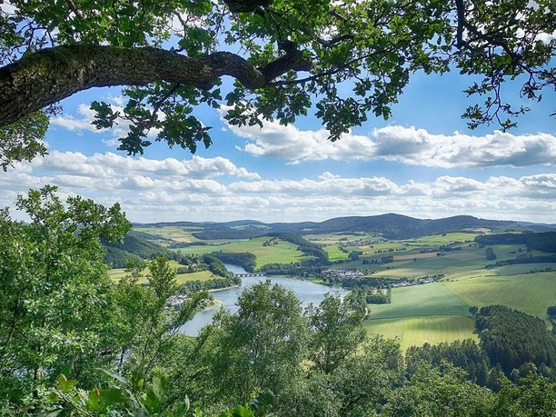 Blick auf den Diemelsee Blick auf den Diemelsee