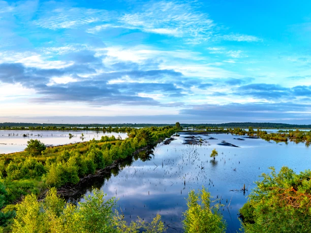 Riesige Wasserflächen im Tister Bauernmoor Riesige Wasserflächen im Tister Bauernmoor