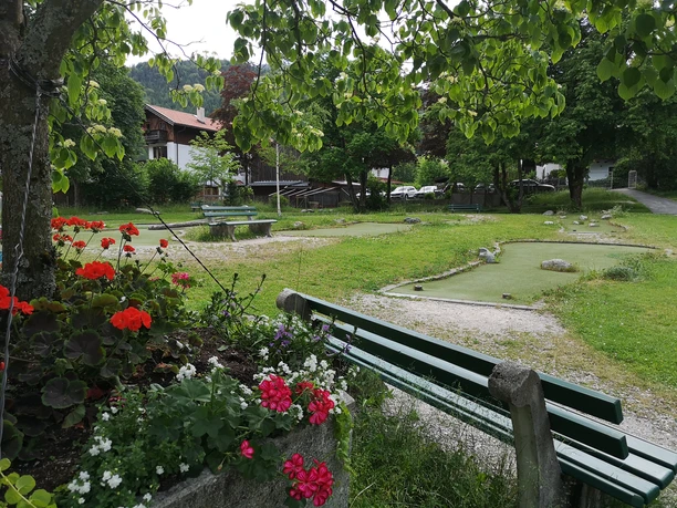 Minigolfanlage in der Puit in Mittenwald