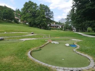 Minigolfanlage in der Puit in Mittenwald