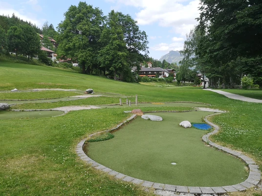 Minigolfanlage in der Puit in Mittenwald