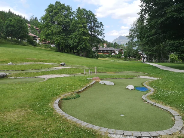 Minigolfanlage in der Puit in Mittenwald
