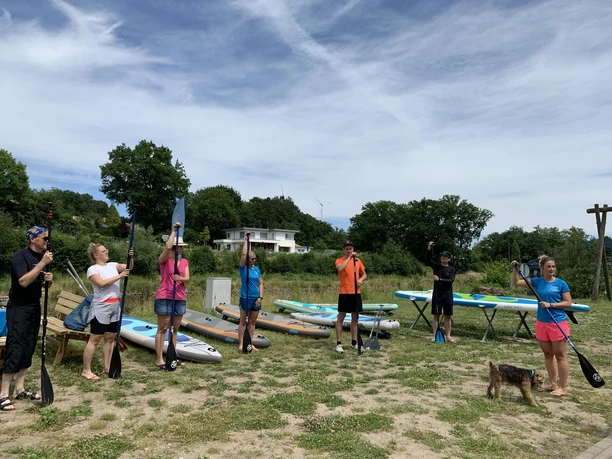 Einführungskurs - StandUp Paddling am Stichkanal in Osnabrück Einführungskurs - StandUp Paddling am Stichkanal in Osnabrück