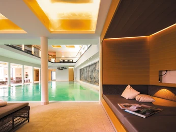 Naturresort & Spa Schindelbruch in Stolberg - Ruhezone im Schwimmbad Naturresort & Spa Schindelbruch in Stolberg - Ruhezone im Schwimmbad