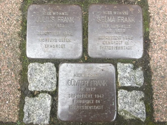 Stolpersteine_Familie_Frank Stolpersteine Familie Frank