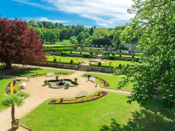 Barockgarten in den Schlossgärten Blankenburg