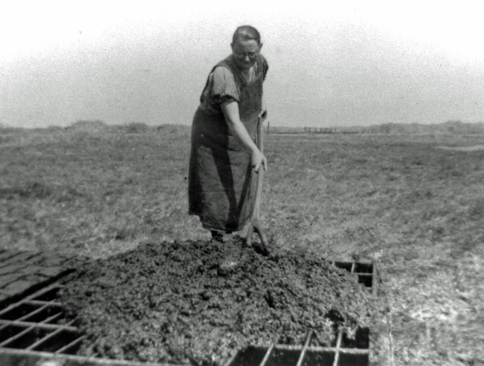 Torfbacken im Süderholmer Moor