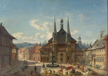 17. Rathaus Wernigerode Wilberg