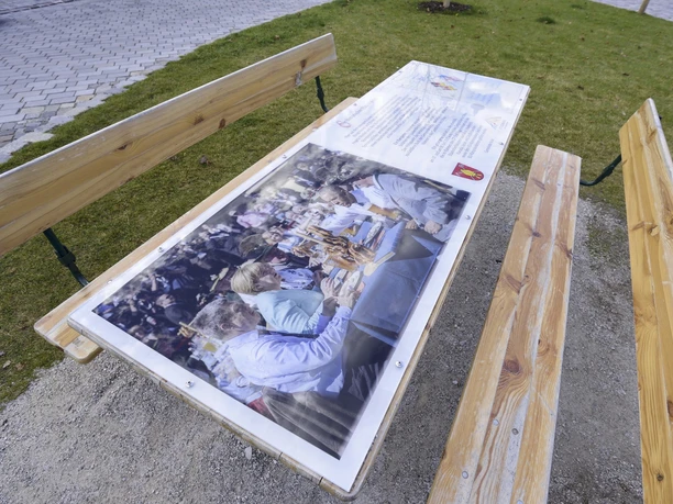 Die Obama-Bank in Krün