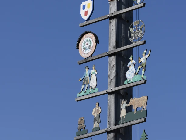 Maibaum in Krün