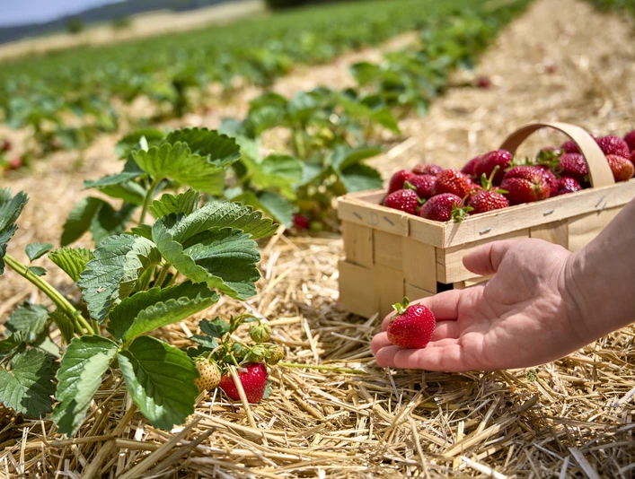 Erdbeerfeld zum Selbstpflücken in Haverlah Erdbeerfeld zum Selbstpflücken in Haverlah