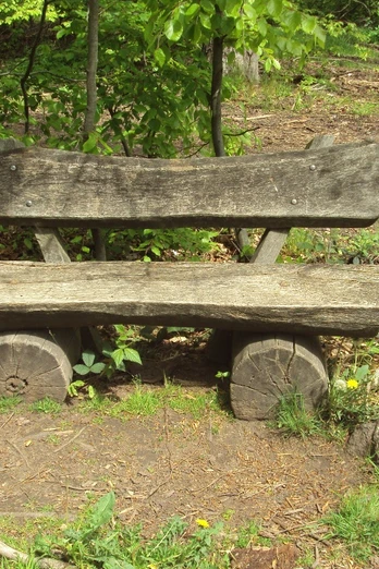 Salzgitter-Bad, Bank am Wanderweg Nr. 14 und Nr. 15