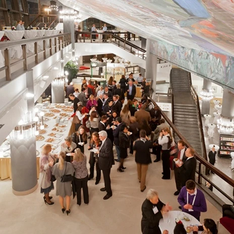 Foyer at the Barlach level at the event venue Gewandhaus zu Leipzig - presented by Leipzig Convention Bureau
