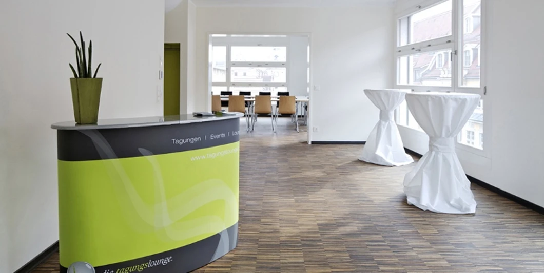 Foyer der Eventlocation die tagungslounge | Leipzig Convention Bureau Foyer der Eventlocation die tagungslounge – präsentiert vom Leipzig Convention BureauFoyer of the die tagungslounge event venue – presented by the Leipzig Convention Bureau