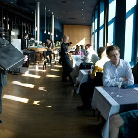 Restaurant area Kapstadt at the event venue Panorama Tower - Plate of Art | Leipzig Convention Bureau Restaurant area Kapstadt at the event venue Panorama Tower - Plate of Art - presented by Leipzig Convention Bureau