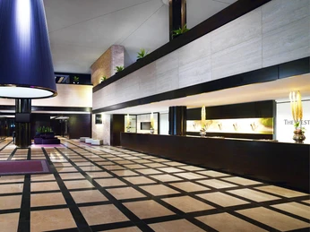 Tagungshotel The Westin Leipzig für Ihre Tagung & Konferenz in Leipzig Tagungshotel The Westin Leipzig mit Lobby für Tagung & Konferenz Leipzig ConventionConference hotel The Westin Leipzig with lobby for meeting & conference Leipzig convention