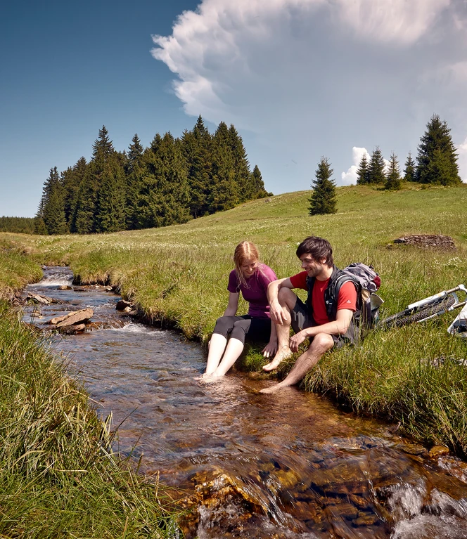 Eine verdiente Pause auf der Reiterleintour