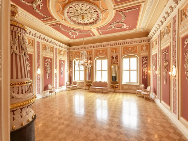 Festsaal Vogtlandmuseum_Vogtlandmuseum.jpg Festsaal des Vogtlandmuseums mit prachtvoller Stuckdecke und eleganter Einrichtung.