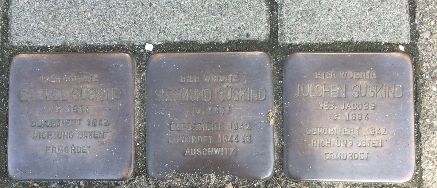 Stolpersteine_Familie_Süskind Stolpersteine Familie Süskind