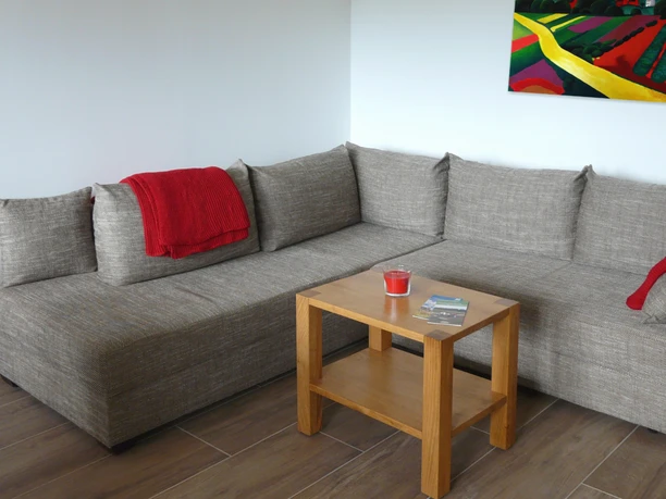 Woongedeelte van het Hemslingen vakantie appartement