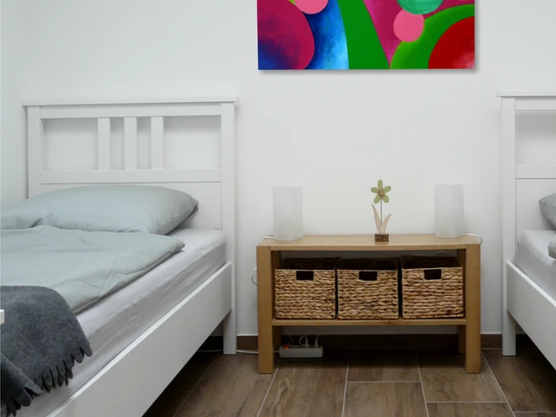 Schlafzimmer der FeWo Hemslingen Schlafzimmer der FeWo Hemslingen