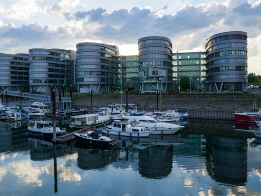 Five Boats im Duisburger Innenhafen, Duisburg Five Boats im Duisburger Innenhafen, Duisburg