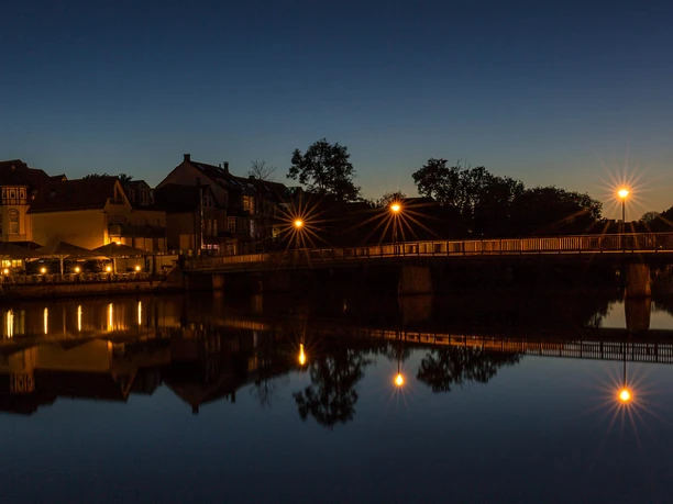 Pfennigbrücke in Celle bei Nacht Pfennigbrücke in Celle bei Nacht