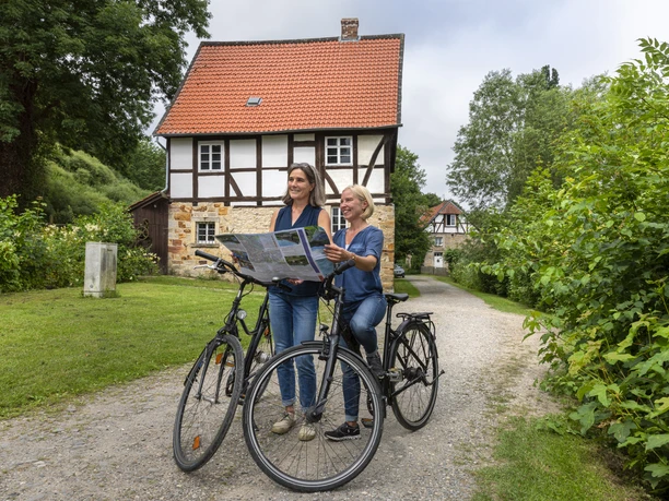 Mühle am Laves-Kulturpfad Mühle am Laves-Kulturpfad und Teil des Innerste-Radweges