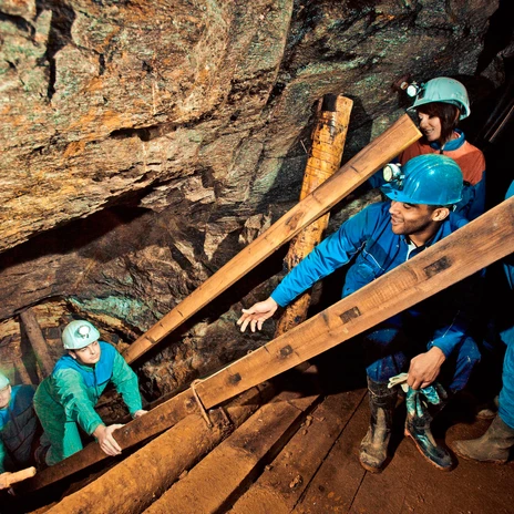 150 Meter unter Tage im Besucherbergwerk Freiberg | Foto: Ralf Menzel