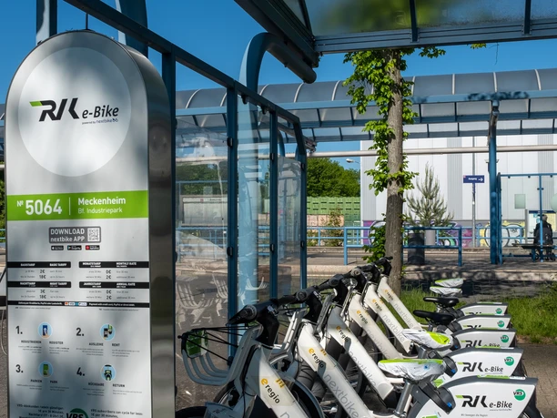 RVK E-Bike Leihstation 2021 Frühling Meckenheim