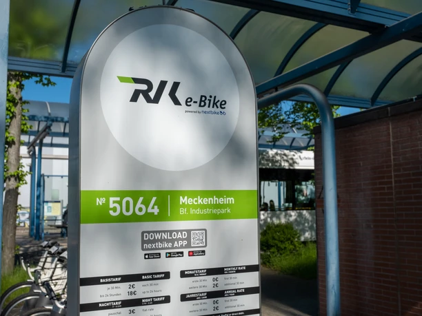 E-Bike Leihstation Meckenheim Industriepark 2021 Frühling Meckenheim