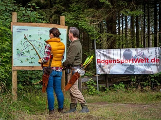 3D-Bogenparcours in Clausthal-Zellerfeld - Parcourstart